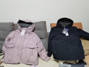 香影白鸭绒紫色羽绒服女短款2025冬季新款时尚小个子连帽休闲外套 紫色 M 实拍图