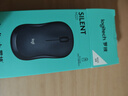 罗技（Logitech）M221 轻音鼠标 无线鼠标 办公鼠标 对称鼠标 带无线微型接收器 米白色 实拍图