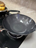RIVER LIGHT日本极牌精铁炒锅家用炒菜锅健康无涂层铁锅32cm电磁炉燃气灶通用 实拍图