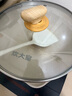 炊大皇 炒锅 麦饭石色不粘锅多功能少油烟炒菜锅平底28cm 电磁炉通用 实拍图