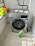 西门子（SIEMENS）iQ300 10KG大容量全自动变频滚筒洗衣机 智能除渍 强效除螨 羊毛洗 15分钟快洗WG52A108AW国家补贴 实拍图