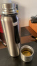 SZTAA高档全钢保温杯男316不锈钢大容量茶水分离泡茶杯子便携带滤网壶 钢本色600ml（茶水分离+杯套） 实拍图