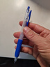 斑马牌（ZEBRA）【热门商品】JJ15按动蓝色中性笔0.5mm签字笔商务水笔考试刷题笔高颜值彩色学习办公文具 1支 实拍图