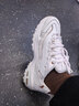 斯凯奇（Skechers）女鞋厚底增高老爹鞋百搭休闲鞋耐磨透气运动鞋女 WTRG白/金 35.5 实拍图