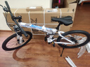 凤凰（Phoenix）折叠山地自行车男女成人学生青少年单车双减震碟刹轻便变速折叠车 白兰辐条轮/显档变速/三套全轴承 24速高配-24寸（身高145-170CM） 实拍图