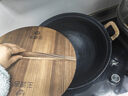 王源吉铁锅炒锅铸铁锅双耳苏锅王老式家用圆底无涂层龟纹大肚炒锅36cm 实拍图
