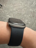 Apple/苹果 Watch S11 智能手表GPS款46毫米深空灰色铝金属表壳黑色运动型表带M/L MEVP4CH/B 实拍图