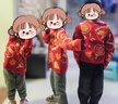 巴拉巴拉童装儿童毛衣男童宝宝2026春装新款女童套头针织衫红色毛衫时尚潮 实拍图