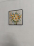 墨派（Mopai）餐厅装饰画手绘油画美式花卉高端客厅肌理挂画正方形壁画免打孔 花开富贵 60*60cm手绘油画 实拍图