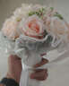 餐将军 新娘手捧花结婚订婚求婚领证婚礼婚纱摄影拍照道具闺蜜伴手礼物 实拍图