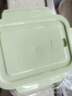高硼硅可微波炉加热上班族打包带盖保鲜盒玻璃饭盒碗 【高硼硅玻璃】长三分隔-1000ml 实拍图
