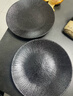 onlycook 日式陶瓷盘子 餐盘西餐盘牛排盘水果盘 复古可微波 10寸黑色 实拍图
