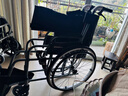 鱼跃 (yuwell)手动轮椅车H062折叠老人轻便免充气铝合金旅行手推代步 实拍图