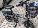 普莱德新国标折叠电动自行车 超长续航电动车 铝合金代驾车 锂电池助力男女通用成人电瓶车 代步电单车 旗舰-12减震-进囗级20A-纯电续航约60km 实拍图