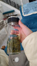 希诺玻璃杯大容量单层加厚水杯商务办公带滤网泡茶杯车载便携透明杯子 1200深海蓝-410ml【带杯刷杯套】 实拍图