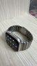 JINGZ适用苹果手表iwatch s10/s11表带纯钛金属ultra3/2钛合金apple watch磁吸9/8/7/6米兰尼斯夏季男女 新【钛银色】纯钛丨磁吸45/46/44/49mm 实拍图