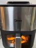 美的（Midea）空气炸锅蒸汽炎烤2.0免翻面26新款 0氟陶瓷涂层家用大容量6.5L 可视窗口烤箱蒸烤一体MF-KZC6518 实拍图