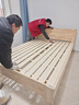 意米之恋橡胶木实木床大板床1.5m*2m床+10cm椰棕床垫包安装 DBA-04 (套装) 实拍图