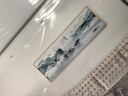 瑞尚（RUISHANG） 新中式客厅装饰画大气山水画横版沙发背景墙画挂画轻奢晶瓷壁画 海纳百川 210*70/晶瓷面/适合3m沙发 实拍图