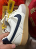 耐克NIKE板鞋男复古COURT VISION运动鞋HF1068-133帆白/深藏青42 实拍图