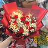梦馨鲜花鲜花速递11朵红玫瑰礼盒花束送女友生日礼物全国同城配送 11朵红玫瑰花束-女王款 实拍图