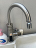 奥克斯（AUX）电热水龙头热水器加热水龙头快速热水变频恒温厨房下进水 【变频恒温】+不锈钢机身+漏保插头+万向喷头 实拍图