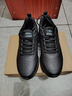特步运动鞋男鞋跑鞋冬季皮面防水轻便减震健身休闲慢跑步鞋子男黑色 实拍图