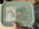 乐扣乐扣玻璃保鲜盒分格饭盒微波炉可加热专用圆形碗水果盒子大容量便当盒 实拍图