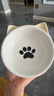 甜浪海猫碗陶瓷猫粮碗狗碗猫食盆猫咪喝水碗高脚斜口防打翻护颈喂食碗 实拍图