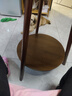 姗姗木艺茶几客厅小桌子小户型双层圆桌简约矮桌家用咖啡桌 实拍图