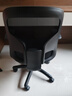 得力（deli）4900S 人体工学靠背办公椅/电脑椅/职员椅 可升降转椅舒棉坐垫 黑 实拍图