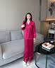 丝界真丝睡衣女100%桑蚕丝简约纯色舒适情侣休闲家居服丝绸套装礼物 实拍图