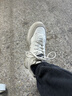 卡帝乐鳄鱼男鞋春季百搭鞋子男厚底老爹鞋男士时尚休闲运动鞋 995 白灰 41 实拍图