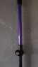 探路者喀纳登山杖手杖碳素碳纤维可伸缩超轻户外徒步便携爬山棍 宝石紫 实拍图
