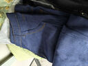 京峋牛仔裤男秋冬季宽松直筒2025新款冬天加绒潮牌弹力修身休闲长裤子 009蓝黑色+009深蓝 高质量-软牛仔 32 【建议体重115-145斤左右】 实拍图