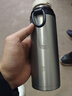 京东京造保温杯 男士女户外大容量闷茶焖泡水杯子 316不锈钢金属灰500ml 实拍图