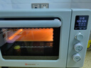 海氏（Hauswirt）C40三代电烤箱家用烘焙多功能发酵一体机食品级搪瓷内胆智能菜单情人节礼物 湖水绿 40L 实拍图