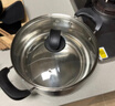 炊大皇汤锅 304不锈钢加厚 22cm小奶锅煮面无涂层炖汤煲汤锅 实拍图