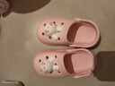 牧童儿童拖鞋夏男宝宝洞洞鞋软底女童卡通洗澡婴幼儿家居鞋萌兔粉170 实拍图