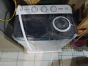 奥克斯（AUX）洗衣机半自动家用双缸双桶大容量小型租房宿舍波轮双杠强力去污省水电 【国补】7.5公斤【洗4.5+脱3+终身联保】黑色 实拍图