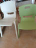 加厚儿童餐椅防滑小椅子家用宝宝婴儿桌椅凳子幼儿园儿童靠背椅子 8754绿色大号 实拍图