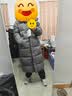 坦博尔羽绒服女士长款泡芙新国标90绒连帽冬季保暖外套530832D乌鹊灰155 实拍图