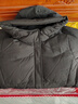 坦博尔羽绒服女中长款连帽休闲妈妈款加厚外套510506D 黑色 180  实拍图