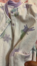 戴维贝拉（DAVE＆BELLA）初生婴儿摇粒绒连体衣0-3个月宝宝爬服春季新款小童包屁衣新生儿 紫色花园【DB3243402】 80cm （建议身高73-80cm） 实拍图