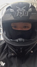 锐飞鲨摩托车头套冬季保暖头罩头盔防晒防风四季面罩防护罩头套短款 牛奶丝四季头套【无眼镜孔】 实拍图