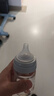 贝亲（Pigeon）自然实感第3代启衔奶嘴 宽口径奶嘴 SS号-1只装 0个月以上 BA129 实拍图