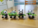 时鸟治愈桌面小摆件动物仿真可爱竹子熊猫动物模型公仔车载装饰超实惠 8只 抱竹子大熊猫【整套】 实拍图