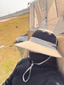 MISSION UV防晒帽男遮阳帽钓鱼渔夫帽登山帽子夏季户外防紫外线宽帽檐太阳帽 实拍图