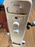 美的（Midea）电热油汀取暖器 电热风机取暖器家用 暖风机电暖气片 全屋取暖器大面积 移动地暖恒温加热加湿烘衣 13片 机械式 【旋钮3档调温】加湿烘衣18GW 实拍图