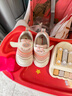 巴布豆童鞋春款男女宝宝毛毛虫学步鞋防滑软底机能鞋婴幼儿鞋贝壳粉22码 实拍图
